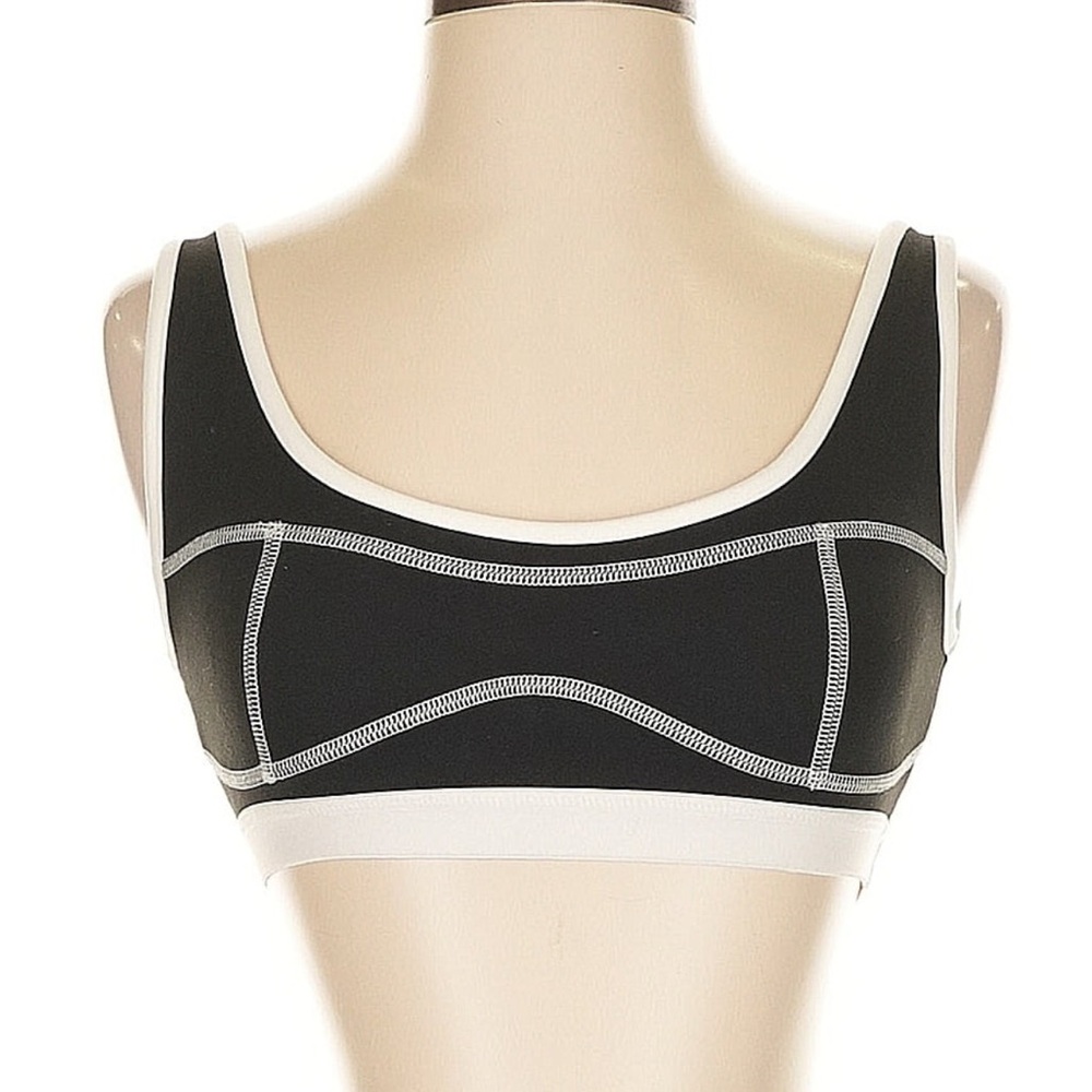 We Wore What • Black and White Sports Bra